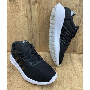 Adidas Lite Racer 3.0 Running Sneaker Shoes  Women's Size 8.5 Black White GY0699